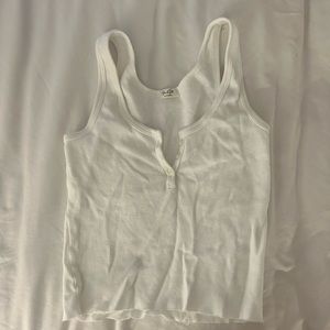 BRANDY MELLVILLE BUTTON TANK TOP
